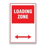 LOADING ZONE SIGN